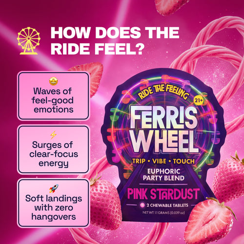 Ferris Wheel Chewable Tablets 2ct Pouches