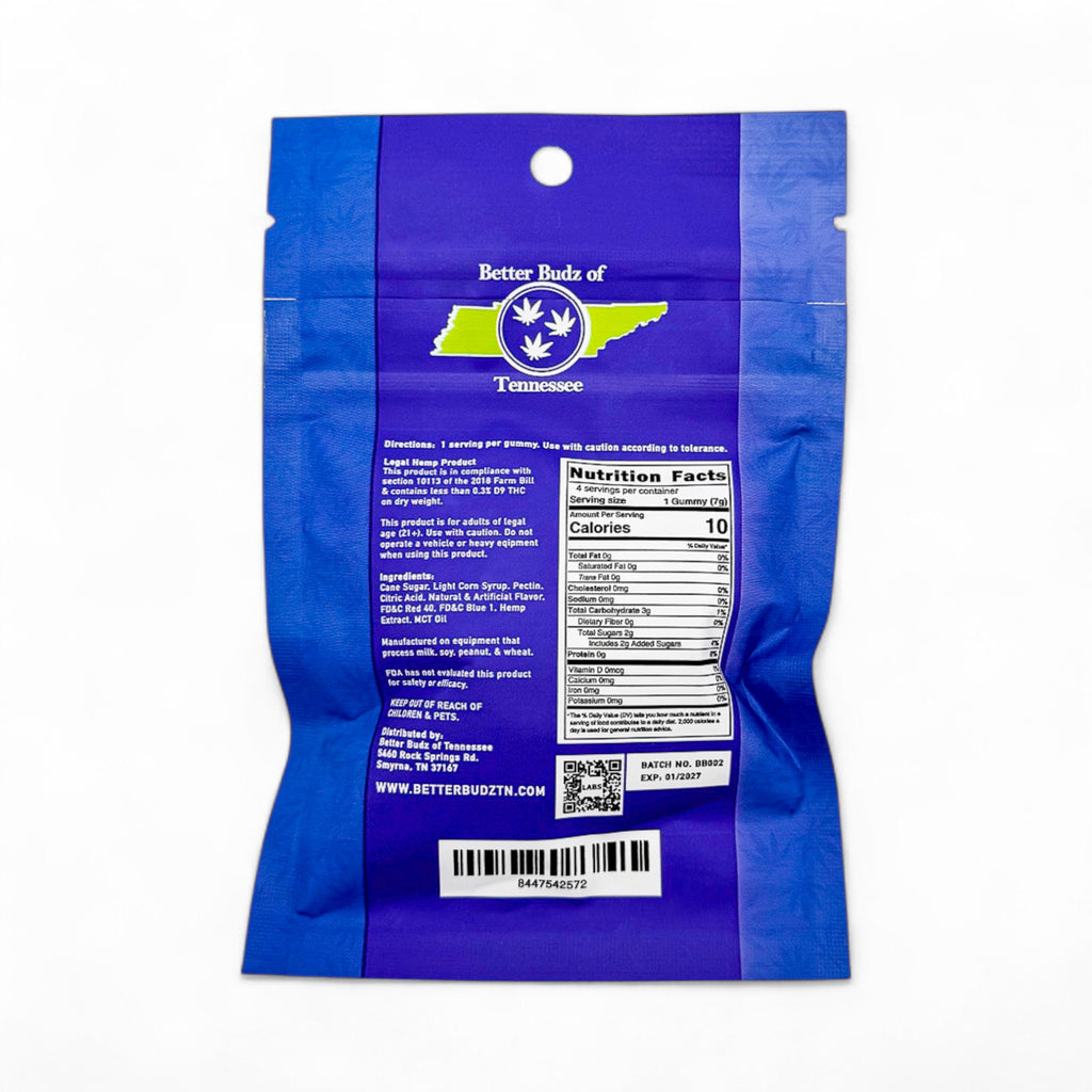 Better Budz 4-Pack Live Resin Delta-9 THC Gummies