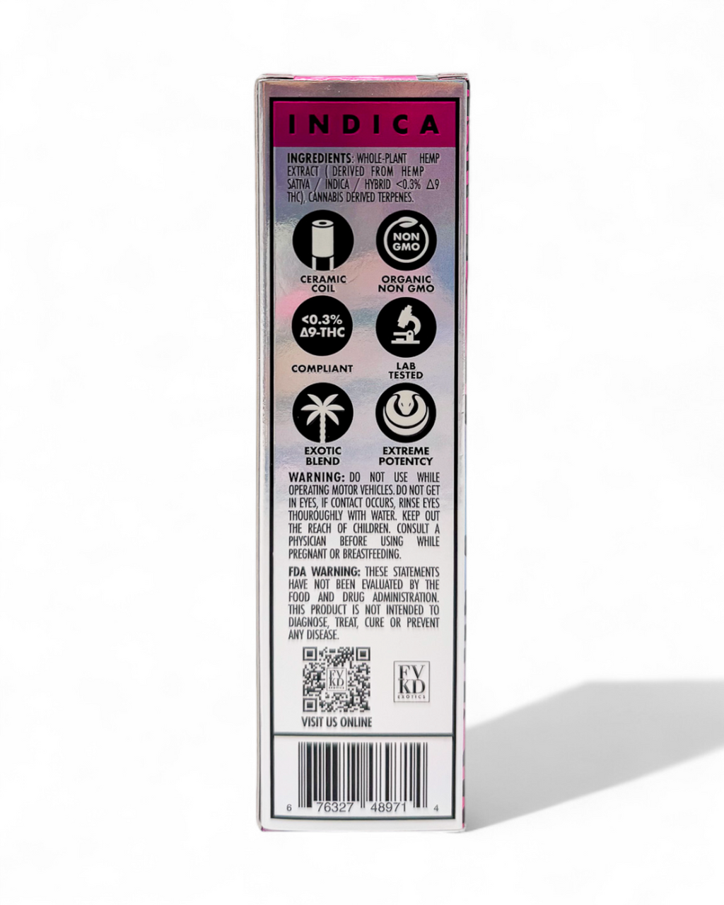 FVKD Exotics 3.5 gram Disposable Vapes