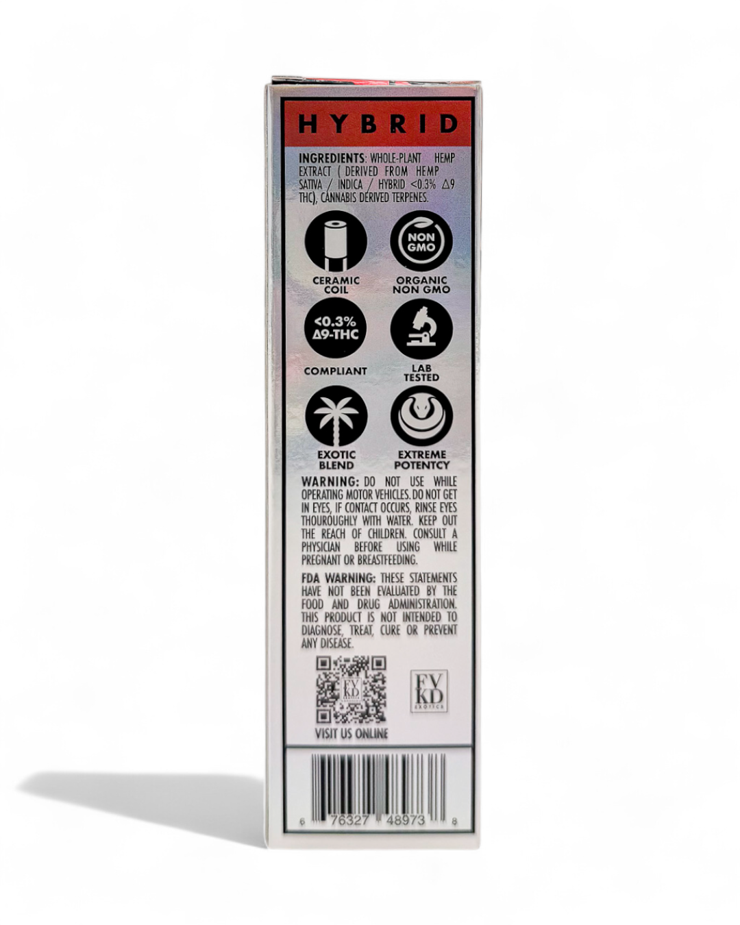 FVKD Exotics 3.5 gram Disposable Vapes