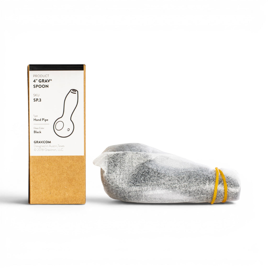 Grav Glass Classic Spoon Hand Pipe