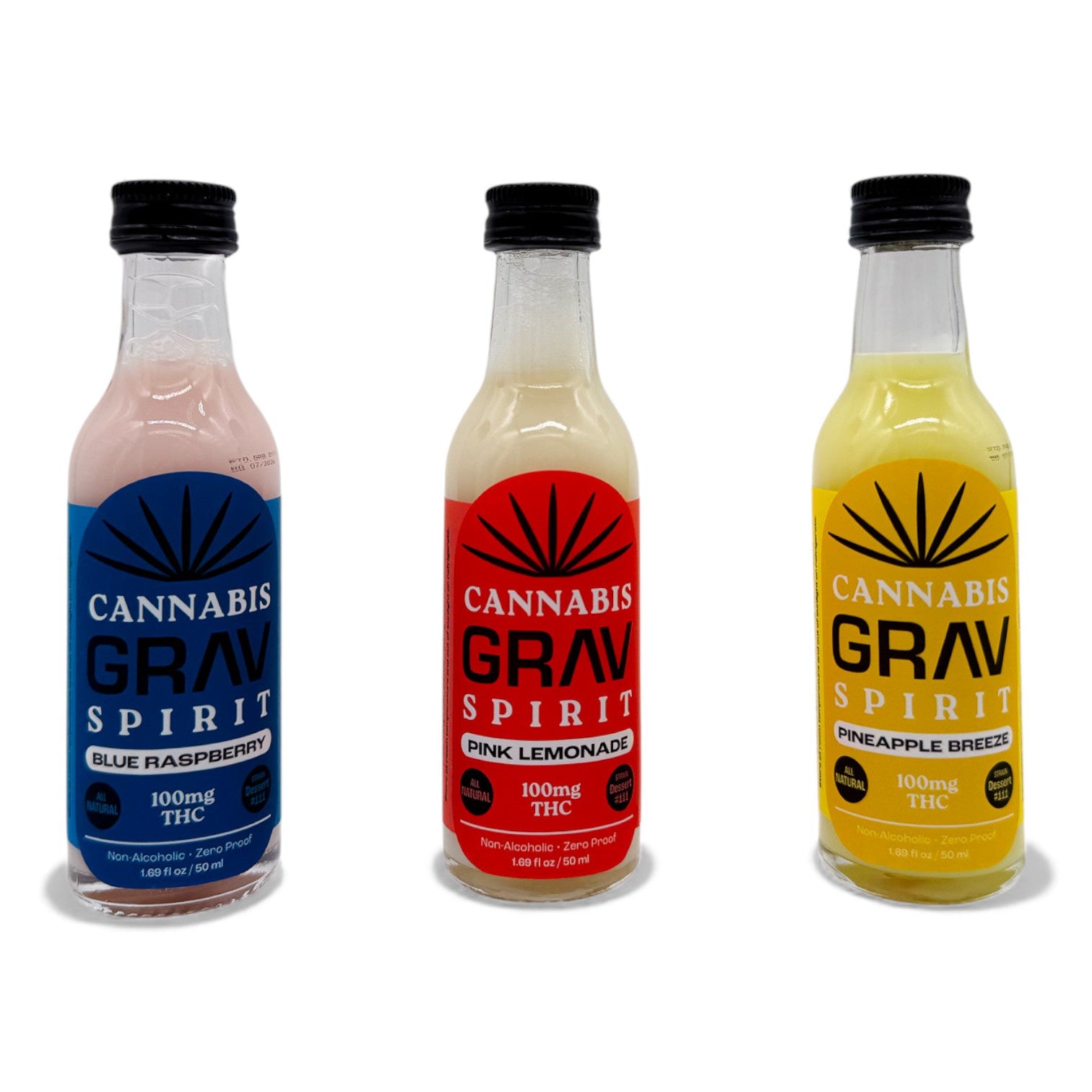 Grav Spirit 100mg THC shots