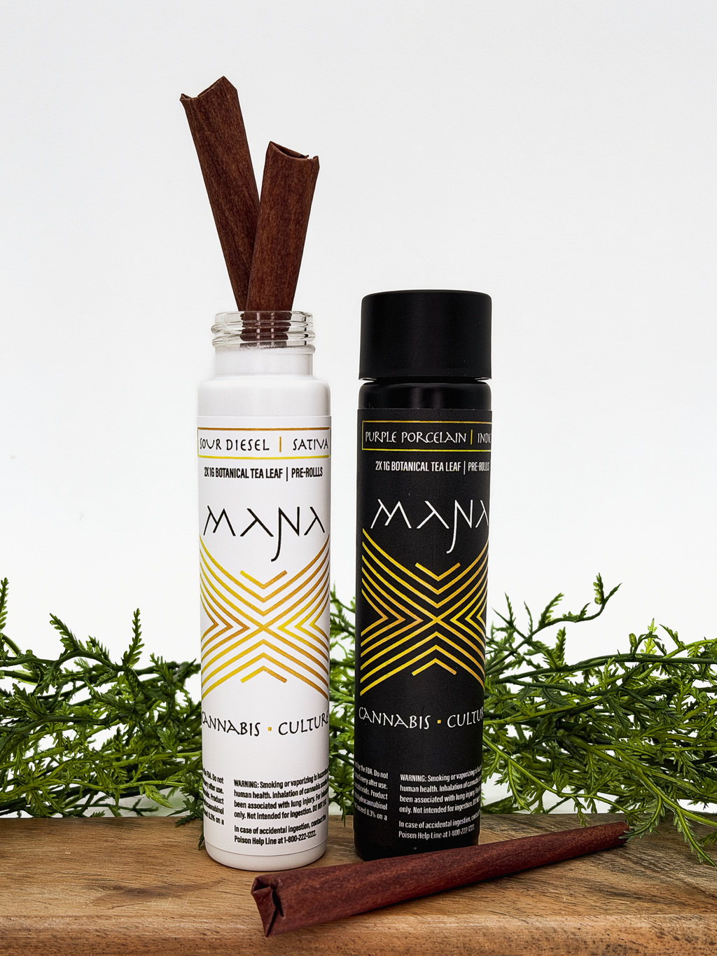 Mana Cannabis Culture | 2-Pack Botanical Tea Leaf Blunts – S-Tier THCa