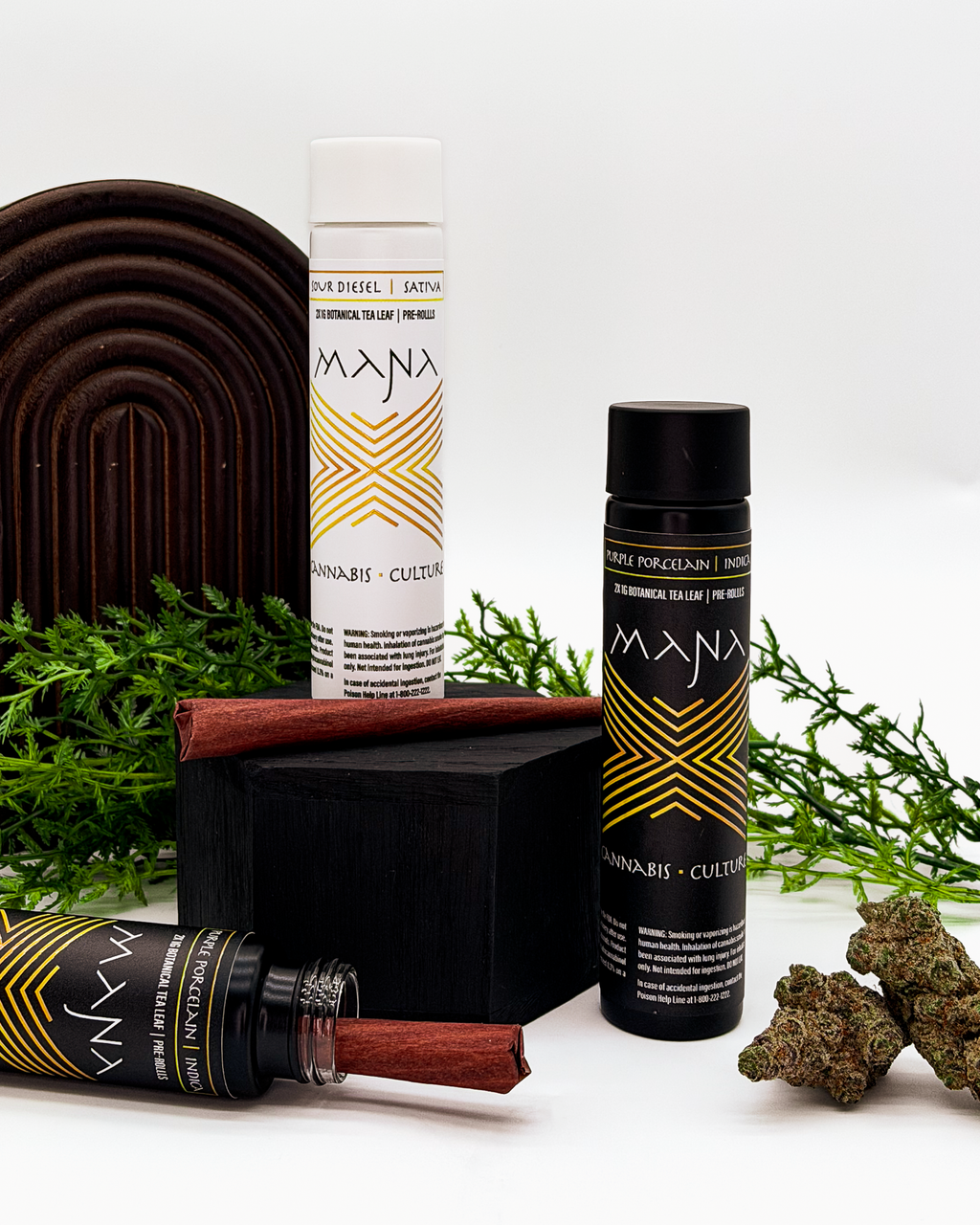 Mana Cannabis Culture | 2-Pack Botanical Tea Leaf Blunts – S-Tier THCa