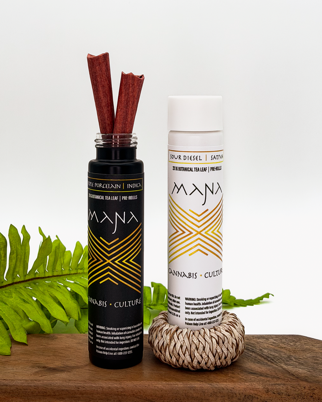 Mana Cannabis Culture | 2-Pack Botanical Tea Leaf Blunts – S-Tier THCa