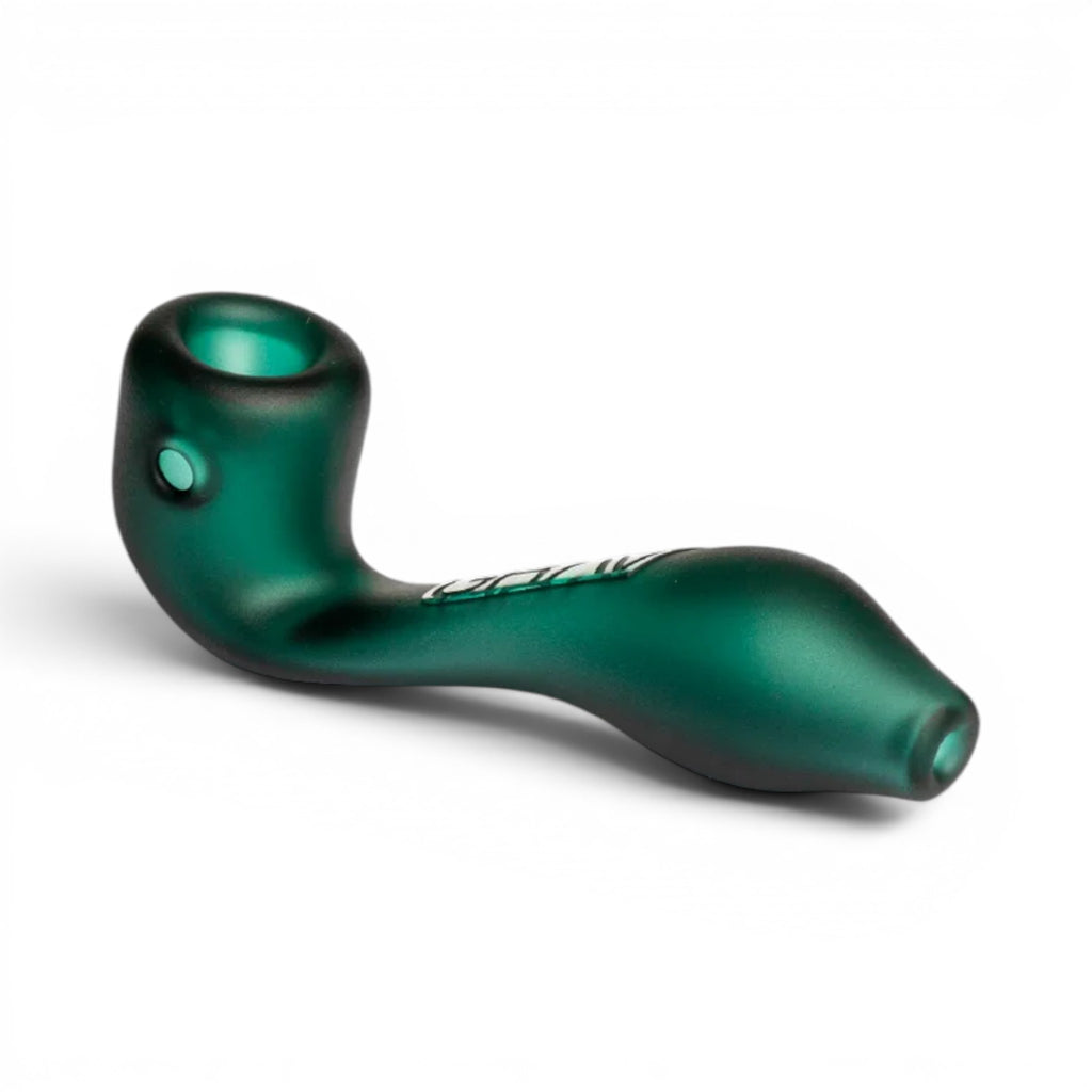 Grav Glass Sandblasted Mini Sherlock Hand Pipe