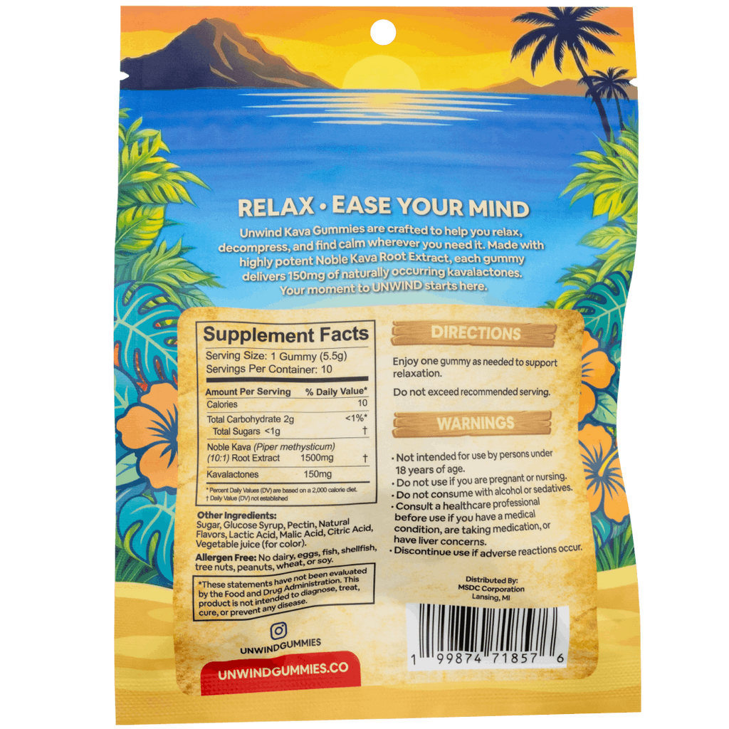 Unwind Kava Gummies