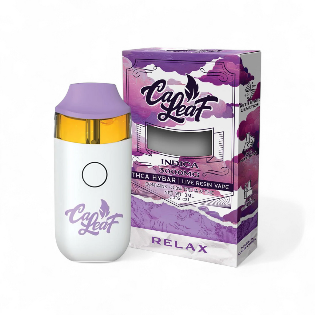 CaLeaf THCA HYBAR 3g Disposable Vape