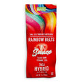Dr. Wonderstone Habit Sauce 1g Rainbow Belts hybrid THCA vape cartridge in red packaging with colorful graphic design.