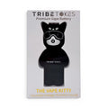 Dr. Wonderstone TribeTokes The Vape Kitty black 510 vape battery in retail packaging with cat-shaped design