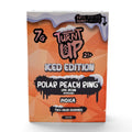 Dr. Wonderstone Turnt Up Iced Edition Polar Peach Ring 7g THCA live resin disposable vape box with free gummy included.