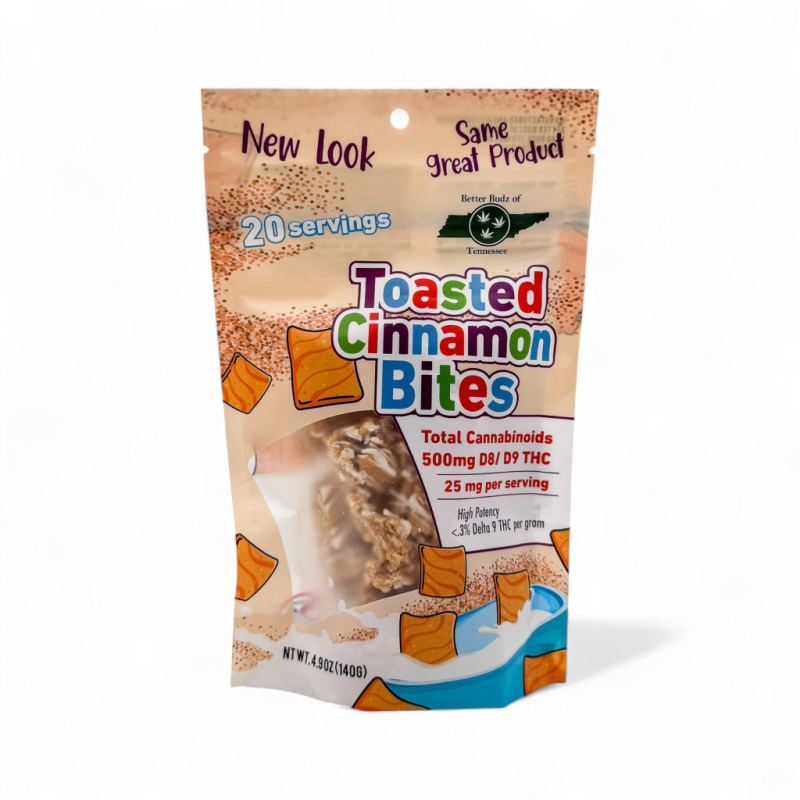 Better Budz Toasted Cinnamon Bites (Δ8 + Δ9)