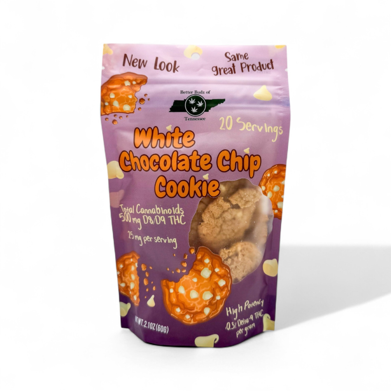 Better Budz White Chocolate Chip Cookie Bites (Δ8 + Δ9)