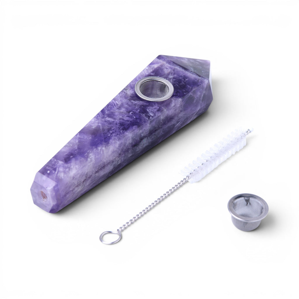 Astral Project Gemstone Jewel Hand Pipe